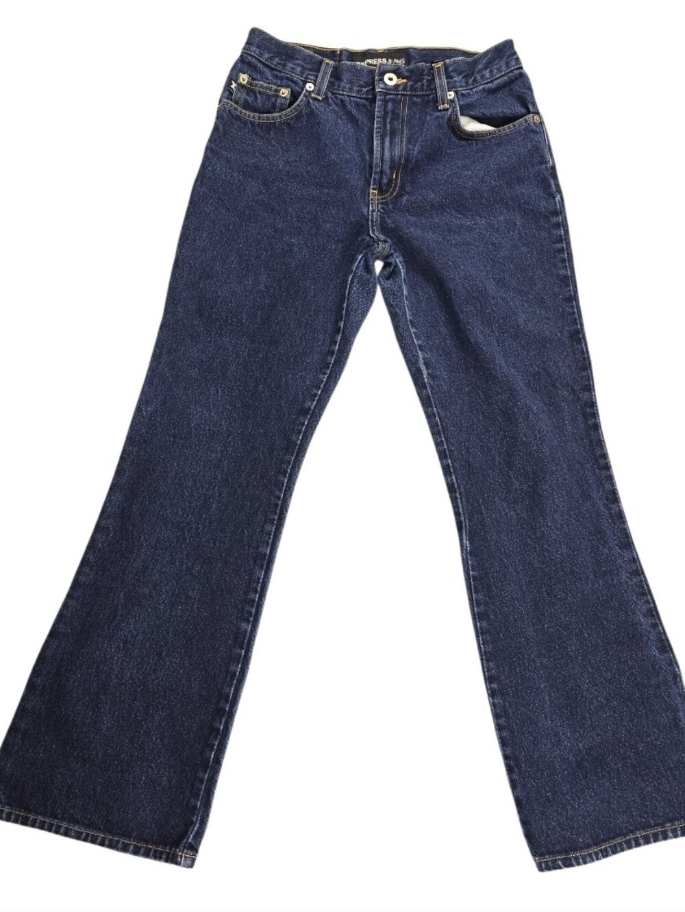 Express Women’s Size 7/8 S Dark Blue High Rise Flare Jeans
